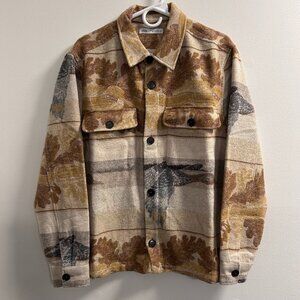 🔥: ZARA • Autumn • Nature Motif • Overshirt/Shacket • M
